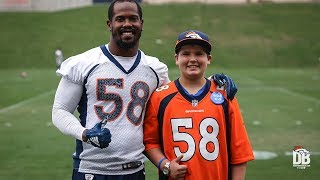 TJs Make a Wish A day in the life of Von Miller [upl. by Nnyladnarb987]