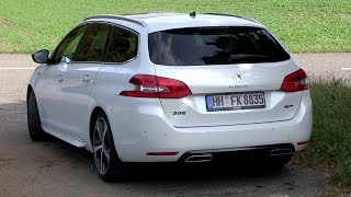 2016 Peugeot 308 GT BlueHDi 181 HP Test Drive [upl. by Anuahsed]