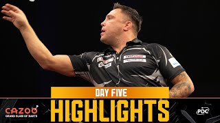 EPIC COMEBACK  Day Five Highlights  2022 Cazoo Grand Slam of Darts [upl. by Giarc]