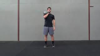 Kettlebell Front Rack Lunge [upl. by Avirt]