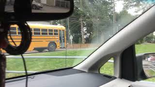 22624  School Buses in Mercer Island WA [upl. by Ardiedal]