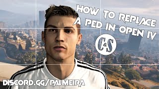 How to replace a ped in open iv addon by Palmeira 🌴 [upl. by Emerick]