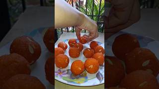 Festival special Motichoor Laddu food foodie recipe laddu asmr [upl. by Tarazi]