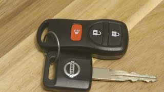 Nissan Key Fob Battery Replacement  EASY DIY [upl. by Nadnarb907]