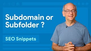 Subdomain or subfolder which is better for SEO [upl. by Davis]