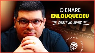 O ENARE ENLOUQUECEU  REACT AO EDITAL [upl. by Enelhtac]