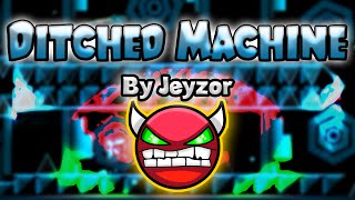 Geometry Dash 19 Demon  Ditched Machine by Jeyzor  GuitarHeroStyles [upl. by Zeuqcaj690]