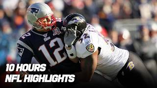 10 HOURS of Awesome NFL Highlights [upl. by Feodore]