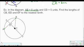 CH10 L3 Exploring Chord Properties in a Circle [upl. by Aerdnahs]