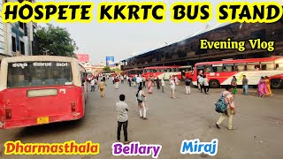 ಹೊಸಪೇಟೆ HOSPETE Evening Vlog  Dharmasthala Miraj Bengaluru bus driving ksrtc bussid viral [upl. by Aiyot]