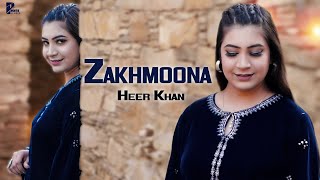 Heer Khan Pashto New Tappy Song 2024  Zakhmoona Tappy  Heer Official Music Video  Pashto Studio [upl. by Gnous177]