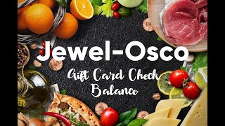 How check JewelOsco Store Gift Card Balance [upl. by Brest]