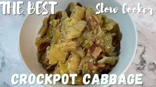 The BEST Slow Cooker Cabbage  Easy Crockpot Cabbage  Slow Cooker Recipes [upl. by Radie]