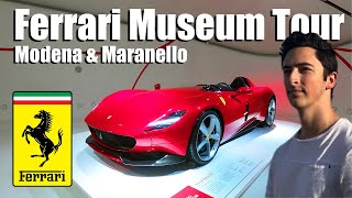 Visiting the Enzo Ferrari Museum  Modena  Maranello [upl. by Saraiya]