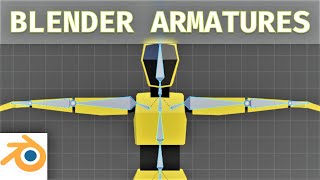 1 Creating an armature for your character in blender 29 [upl. by Illehs427]