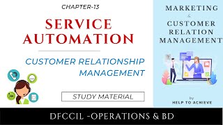 Service Automation in Operational Customer Relationship Management DFCCIL operations and bd [upl. by Angrist]