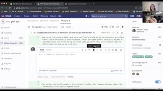 Demo Merge Request reviews and discussion [upl. by Rowell267]