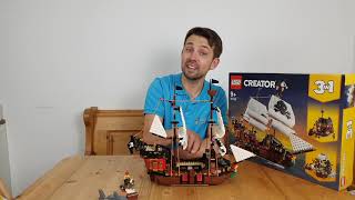 LEGO Creator 31109 Piratenschiff Aufbau und Review deutsch [upl. by Deeann]