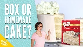 How To Make A Box Cake Taste Homemade [upl. by Lynette340]