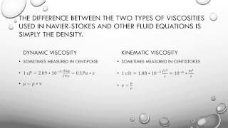 Kinematic Viscosity vs Dynamic Viscosity [upl. by Kassia]