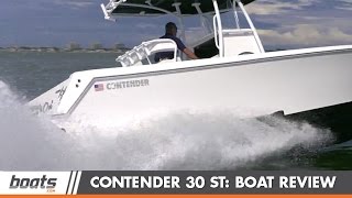 Contender 30 ST Boat Review  Performance Test [upl. by Enieledam]