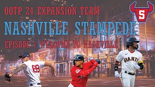 OOTP 24 Stampede Playthrough  Ep 1 Welcome To Nashville [upl. by Thar]