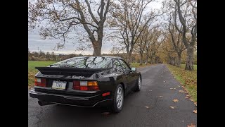 1988 Porsche 944 Turbo  Exhaust sound and walk around [upl. by Coates]