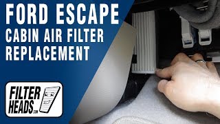 How to Replace Cabin Air Filter 2013 Ford Escape  AQ1211 [upl. by Yracaz]