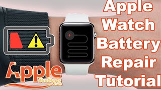 How To Replace Apple Watch Series 1 Battery Guide Tutorial [upl. by Maggio673]