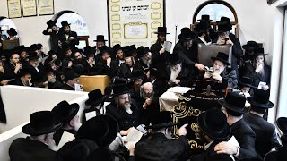 Viznitz Rebbe Visits The Tziyun Of The Tzemach Tzedek On The YahrtzeitDay [upl. by Artenek]