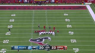 Jake Bates delivers the third longest FG in Lions history  and the tie  on SNF [upl. by Norward]