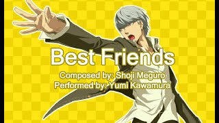 Persona 4 Arena Opening Theme  Best Friends Lyrics [upl. by Damahom]