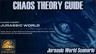 Jurassic World  Easy Guide for Chaos Theory in Jurassic World Evolution 2 [upl. by Aihsyn]