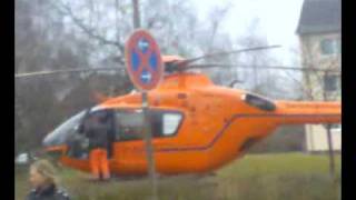 Hubschrauber landet in ALT Garbsen [upl. by Bennett]