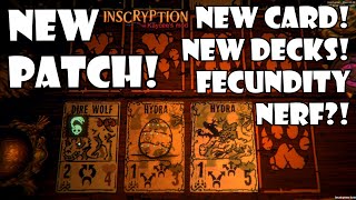 New Patch New Card New Decks Fecundity NERF  Inscryption Kaycees mod [upl. by Alec]