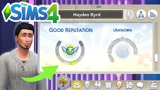 How To Get Good Reputation Cheat  The Sims 4 [upl. by Inotna154]