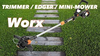 WORX WG170 GT 20V Grass TrimmerEdgerMiniMower Tech Tuesday [upl. by Nosaes64]