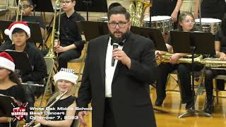 White Oak Middle School Band Concert  December 7 2023 [upl. by Llerref]