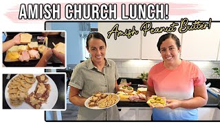 Real Amish Church Lunch  Peanut Butter Spread  AmishMennonite Style Food [upl. by Savill]