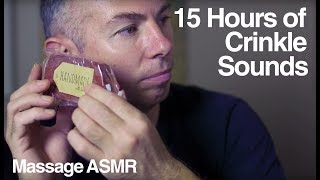 ASMR 15 Hours of Crinkle Sounds to Help Sleep or Study [upl. by Retep815]