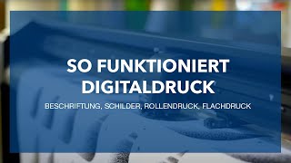 Wie funktioniert Digitaldruck Großformat Digitaldruck in Salzburg [upl. by Dorry]