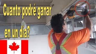 Como es mi trabajo en Canada en construccionverano [upl. by Yzeerb652]