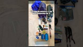 🥾 What’s in my Bag  Everything we packed for a 2 day WINTER backpacking trip [upl. by Kiefer]