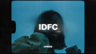 blackbear  idfc Tarro Remix Lyrics [upl. by Aara601]