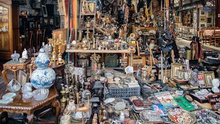 86 Monastiraki Flea Market walk in Athens Greece [upl. by Adelind1]