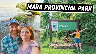 Camping at MARA PROVINCIAL PARK  Ontario Camping  Mara Provincial Park Tour amp Orillia Day Trip [upl. by Htebyram]