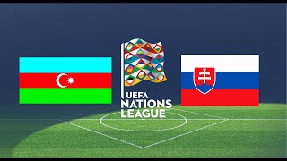 Azerbaijan vs Slovakia Highlights  Nations League 2024 [upl. by Aztiley]