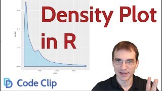 How to Make a Density Plot in R [upl. by Emmet303]