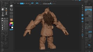 Crowfall  Stoneborn Helm Sculpt Timelapse [upl. by Auka]