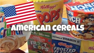 American Breakfast CEREAL Taste Test [upl. by Arlin]